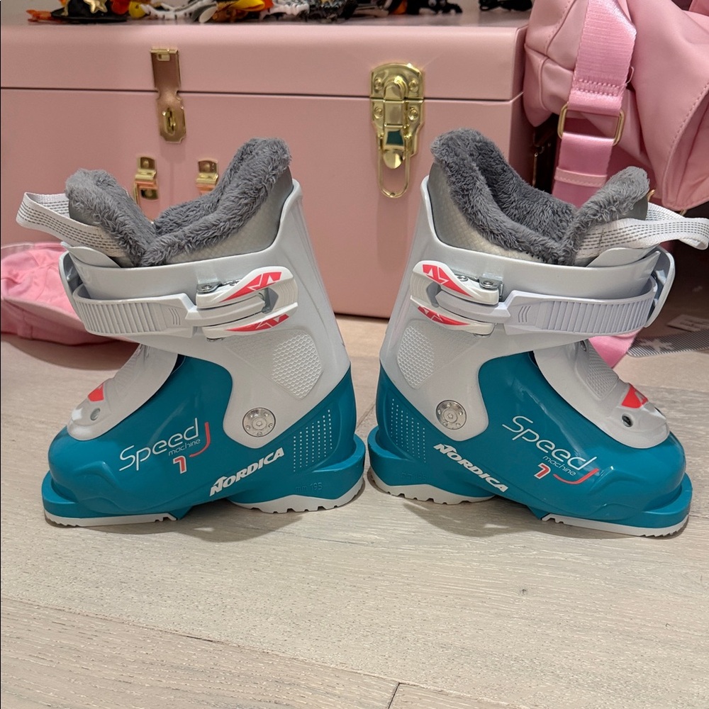 Nordica Kids Speedy Blue and Gray Snow Boots